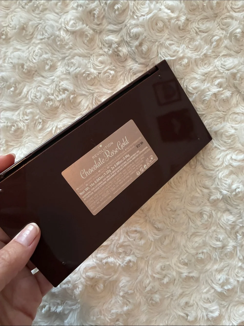 Chocolate Rose Gold Eyeshadow Palette — Neutral to Pink Shades